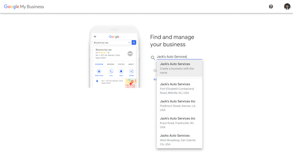 Add your business to Google My Business app
