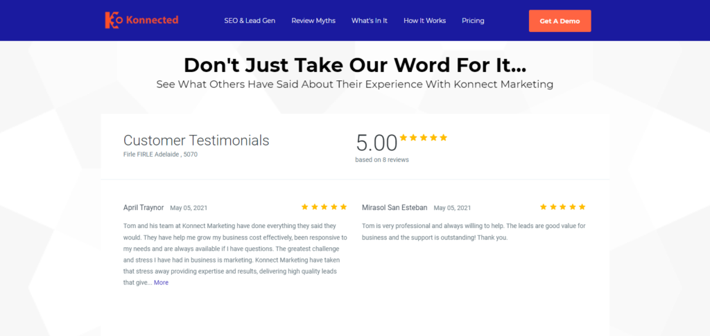Create a Google Reviews page on your Website