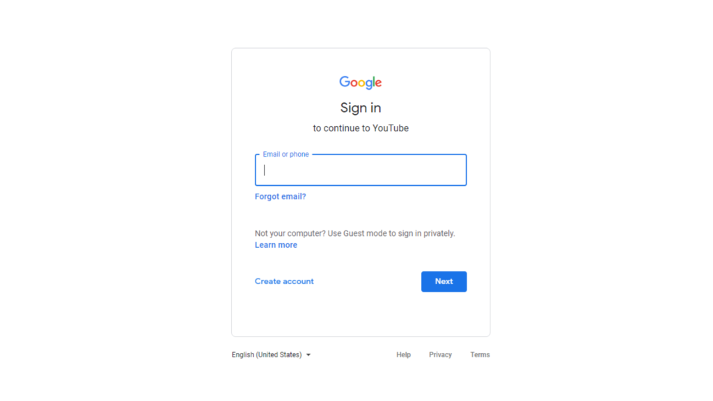 When you click the sign-in button, you will be directed to signing your Google account.