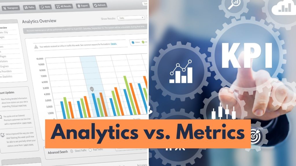 Analytics vs. Metrics